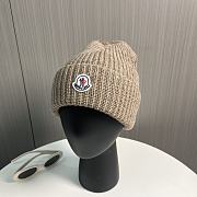 Okify Moncler Light Brown Beanie Hat 17823 - 4