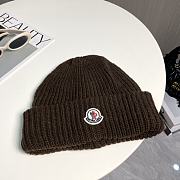 Okify Moncler Light Brown Beanie Hat 17824 - 1