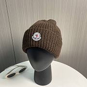 Okify Moncler Light Brown Beanie Hat 17824 - 3