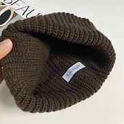 Okify Moncler Light Brown Beanie Hat 17824 - 2