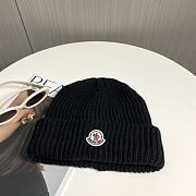 Okify Moncler Black Beanie Hat 17825 - 1