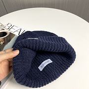 Okify Moncler Dark Blue Beanie Hat 17826 - 4