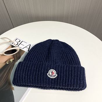 Okify Moncler Dark Blue Beanie Hat 17826