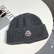 Okify Moncler Grey Beanie Hat 17829 - 1