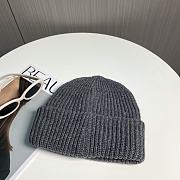 Okify Moncler Grey Beanie Hat 17829 - 3