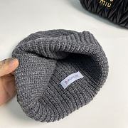 Okify Moncler Grey Beanie Hat 17829 - 4