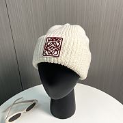 Okify Loewe White Beanie Hat 17832 - 3