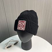 Okify Loewe Black Beanie Hat 17833 - 2