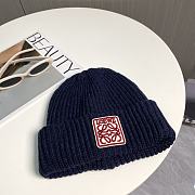 Okify Loewe White Beanie Hat 17834 - 1