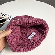 Okify Loewe Pink Beanie Hat 17838 - 2