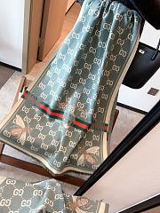 Okify Gucci Green Scarf 65x180cm 17840 - 2