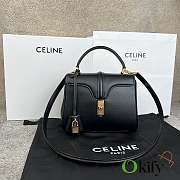 Okify Celine Small 16 Black Bag 23x18x10cm - Angelina Jolie - 2