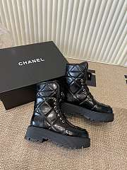 Okify Chanel Black Short Boots 35-40 17850 - 1