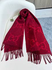 Okify Gucci Red Scarf 45x200cm 17870 - 2