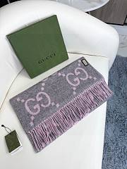 Okify Gucci Purple Scarf 45x200cm 17871 - 4