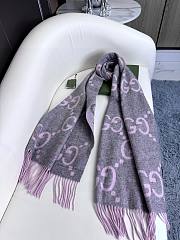 Okify Gucci Purple Scarf 45x200cm 17871 - 3