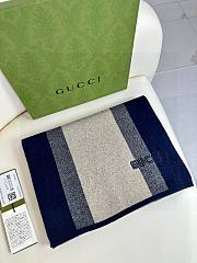 Okify Gucci Men Blue Scarf 180x32cm 17872 - 1