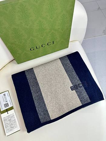 Okify Gucci Men Blue Scarf 180x32cm 17872