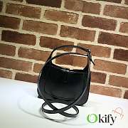 Okify Gucci Jackie 1961 black shoulder bag 19x13x3cm-Dakota Johnson - 3