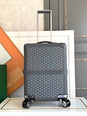 Okify Goyard Bourget PM Trolley Case In Grey/Gray 36x24x50cm  - 1