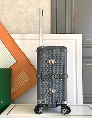 Okify Goyard Bourget PM Trolley Case In Grey/Gray 36x24x50cm  - 3