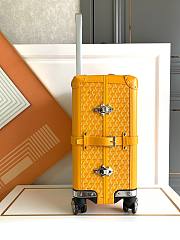 Okify Goyard Bourget PM Trolley Case In Yellow 36x24x50cm  - 4