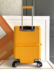 Okify Goyard Bourget PM Trolley Case In Yellow 36x24x50cm  - 3