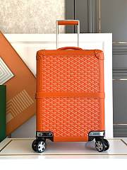 Okify Goyard Bourget PM Trolley Case In Orange 36x24x50cm  - 1