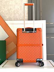 Okify Goyard Bourget PM Trolley Case In Orange 36x24x50cm  - 2