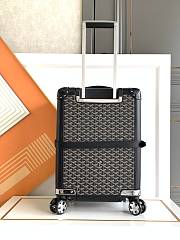 Okify Goyard Bourget PM Trolley Case In Black 36x24x50cm  - 4