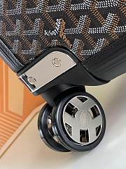 Okify Goyard Bourget PM Trolley Case In Black 36x24x50cm  - 2