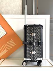 Okify Goyard Bourget PM Trolley Case In Black 36x24x50cm  - 3