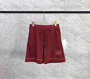 Amiri Ma Perforated Red Shorts - 1