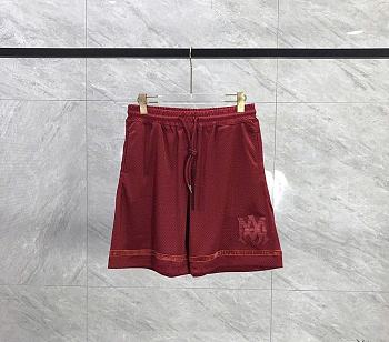 Amiri Ma Perforated Red Shorts