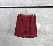 Amiri Ma Perforated Red Shorts - 4