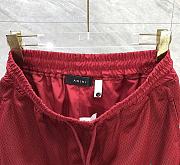 Amiri Ma Perforated Red Shorts - 2