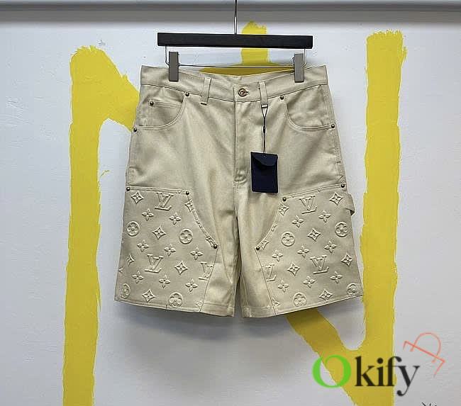 Okify Louis Vuitton Beige Shorts - 1