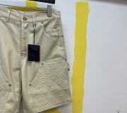 Okify Louis Vuitton Beige Shorts - 3