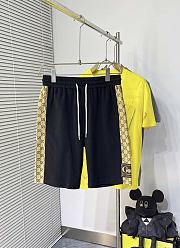 Okify Gucci Black and Yellow Shorts - 1