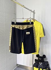 Okify Gucci Black and Yellow Shorts - 6