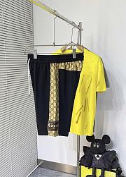 Okify Gucci Black and Yellow Shorts - 5