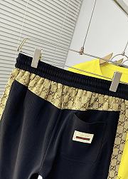 Okify Gucci Black and Yellow Shorts - 4