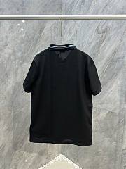 Okify Fendi short-sleeved polo shirt in black - 3