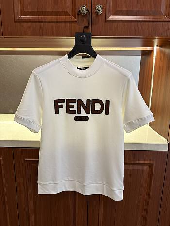 Okify Fendi White T-shirt S-2XL