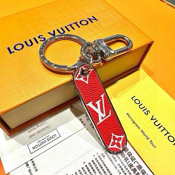 Okify Louis Vuitton Red Skateboard Keyring 17961