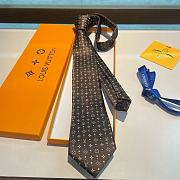 Okify Louis Vuitton Dark Brown Tie 17967 - 1