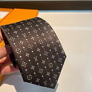 Okify Louis Vuitton Dark Brown Tie 17967 - 4