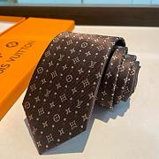 Okify Louis Vuitton Dark Brown Tie 17967 - 3