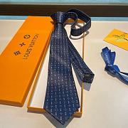 Okify Louis Vuitton Dark Blue Tie 17968 - 1