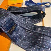 Okify Louis Vuitton Dark Blue Tie 17968 - 2